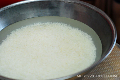 Soak Glutinous Rice Overnight
